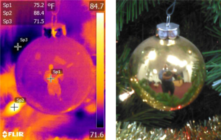 IR and Visual Images of Ornament